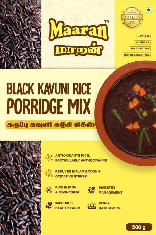 Black Kavuni Rice Porridge