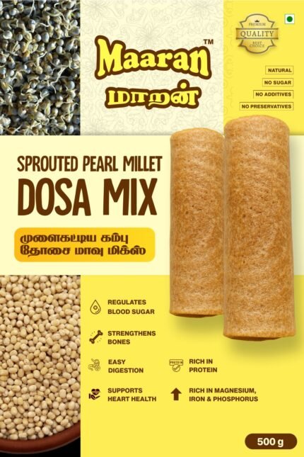 Sprouted Pearl Millet Dosa Mix