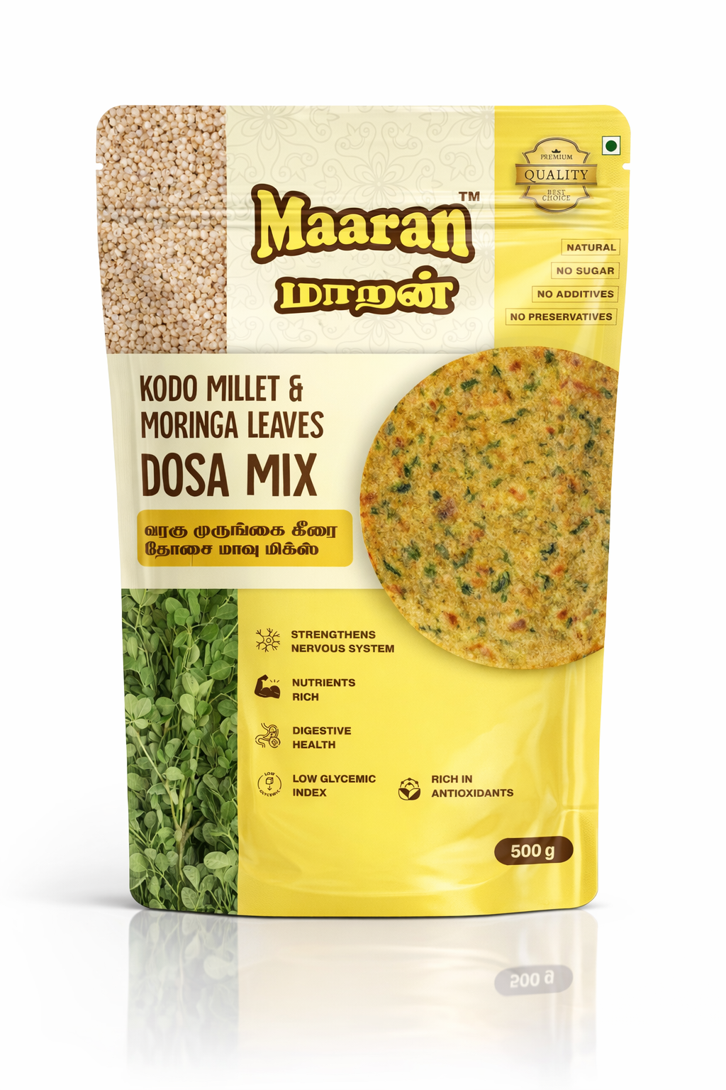 Kodo Millet & Moringa Leaves Dosa Mix (500 gm)