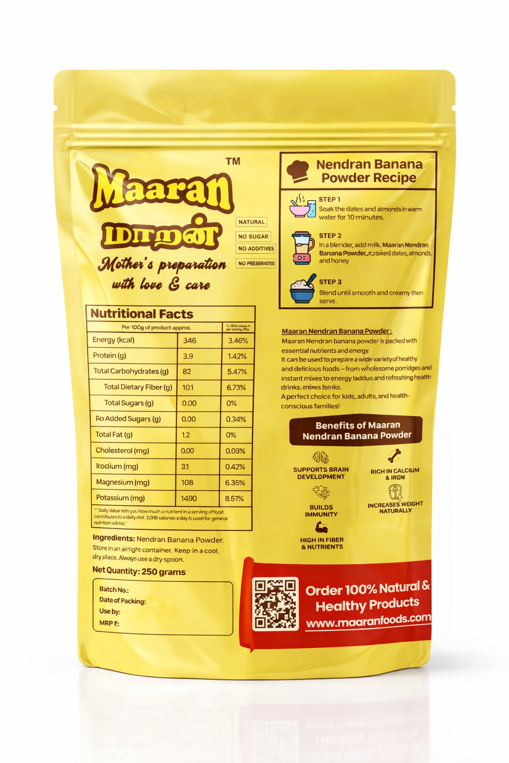 Nendran Banana Powder (250 gm)