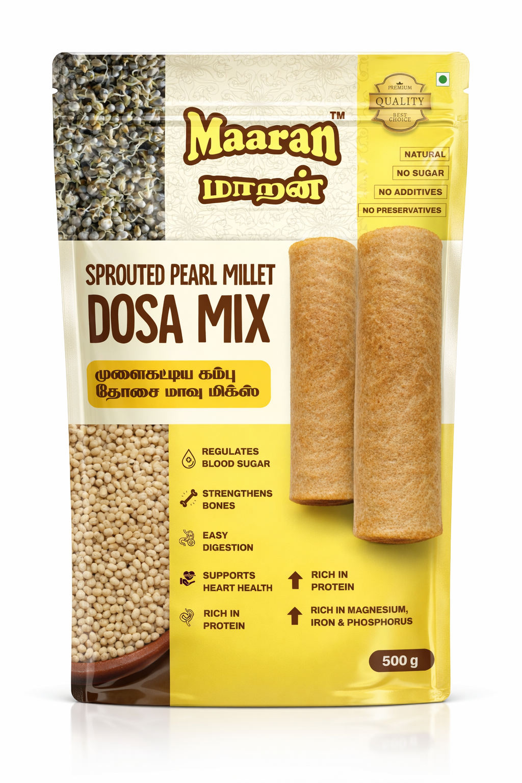 Sprouted Pearl Millet Dosa Mix (500 gm)